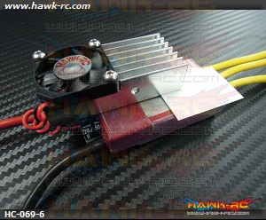 Hawk Cooler XL Heatsink (6mm Fan) For Kontronik ESC